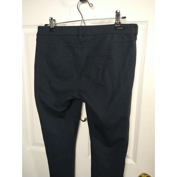 Liverpool Woman 8 Pants Dark Blue Zip Button Stretch Taper Leg Casual Wear - Picture 10 of 11